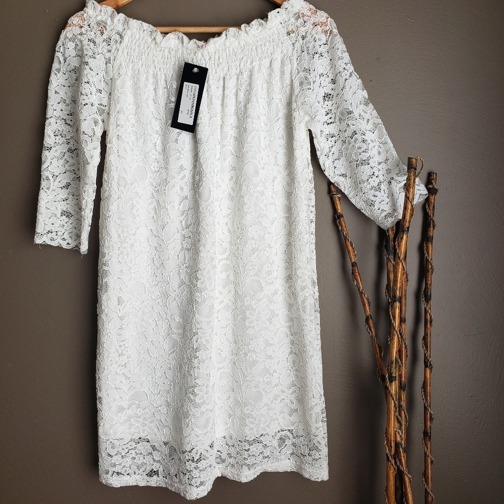 GD Golden days paris lace strapless mini dress